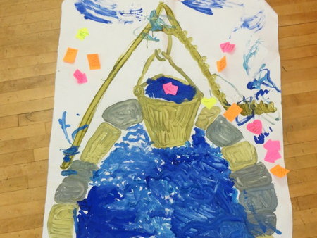 Art work made by Messy Church